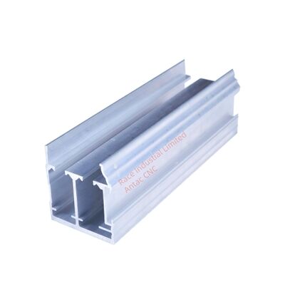 एल्यूमीनियम एक्सट्रूज़न प्रोफाइल और एक्सट्रूडेड एल्यूमीनियम प्रोफाइल के लिए टिकाऊ रोलर असेंबली के साथ सैंडब्लास्टेड फिनिश कस्टम एक्सट्रूज़न